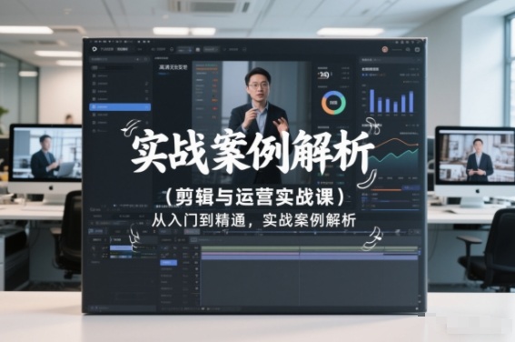 剪辑与运营实战课，从入门到精通，实战案例解析(更新2026)-小钱大课云网创