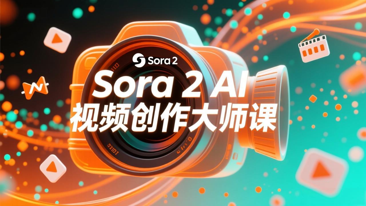 如何利用Sora 2创建流行AI人工智能视频大师班教程：掌握创作全流程，产出百万播放内容-小钱大课云网创