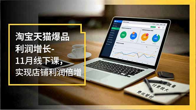 淘宝天猫爆品利润增长-11月线下课，免费流量、付费放大、费比管控，实现店铺利润倍增-小钱大课云网创