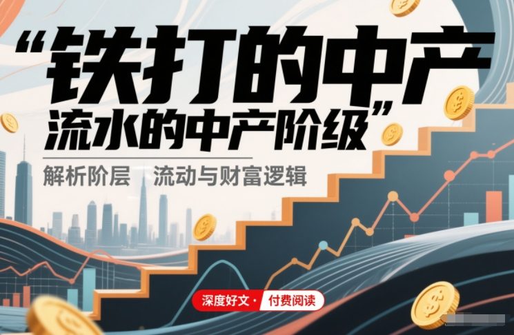 付费文章:铁打的中产,流水的中产阶级-小钱大课云网创