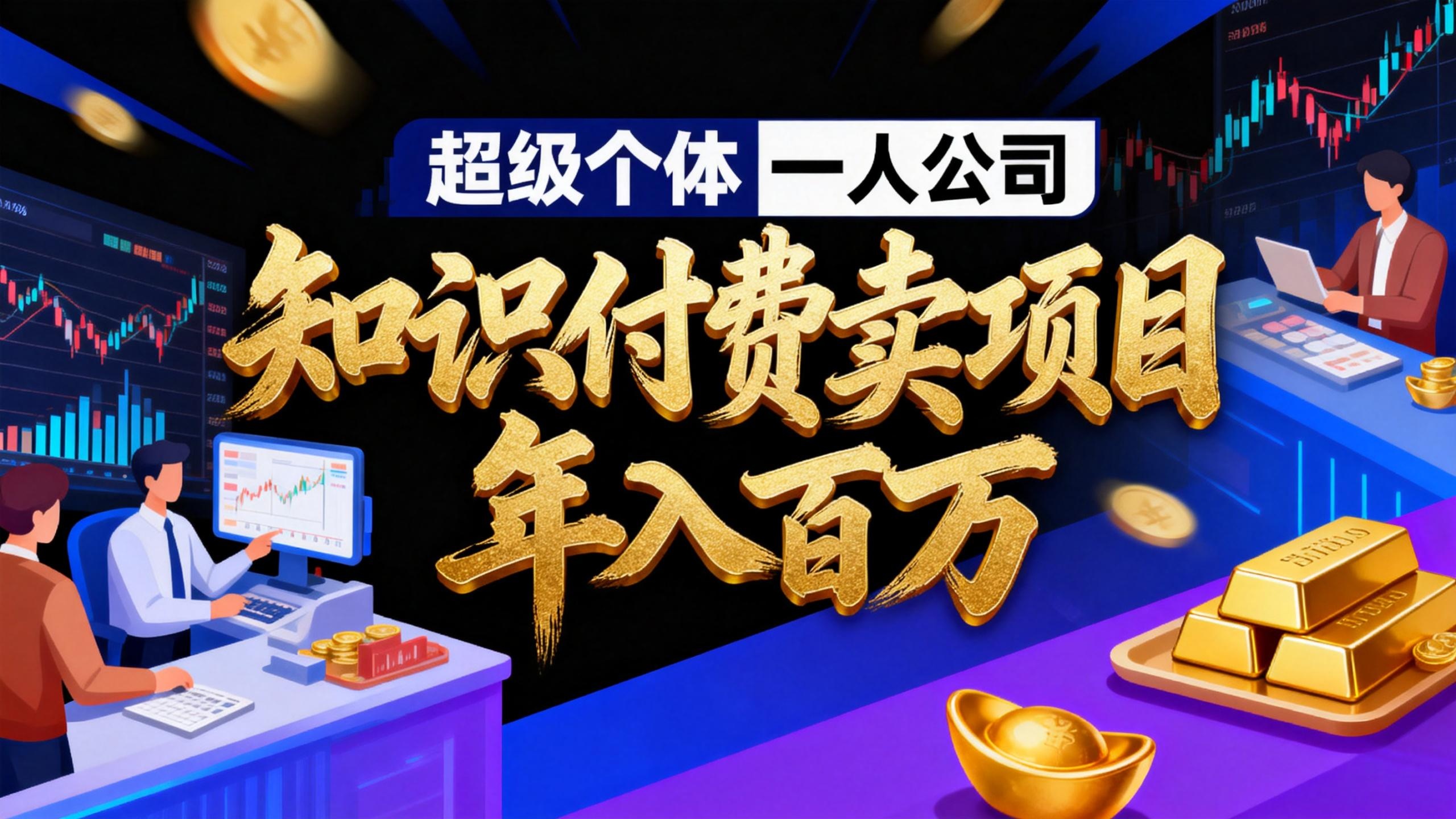 2026年“超级个体一人公司”私域卖项目年入百万，个人IP-精准引流-项目包装-转化成交-小钱大课云网创