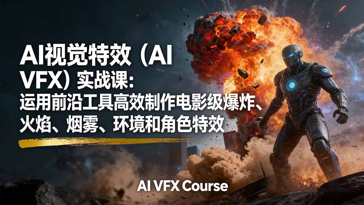 AI视觉特效(AI VFX-小钱大课云网创